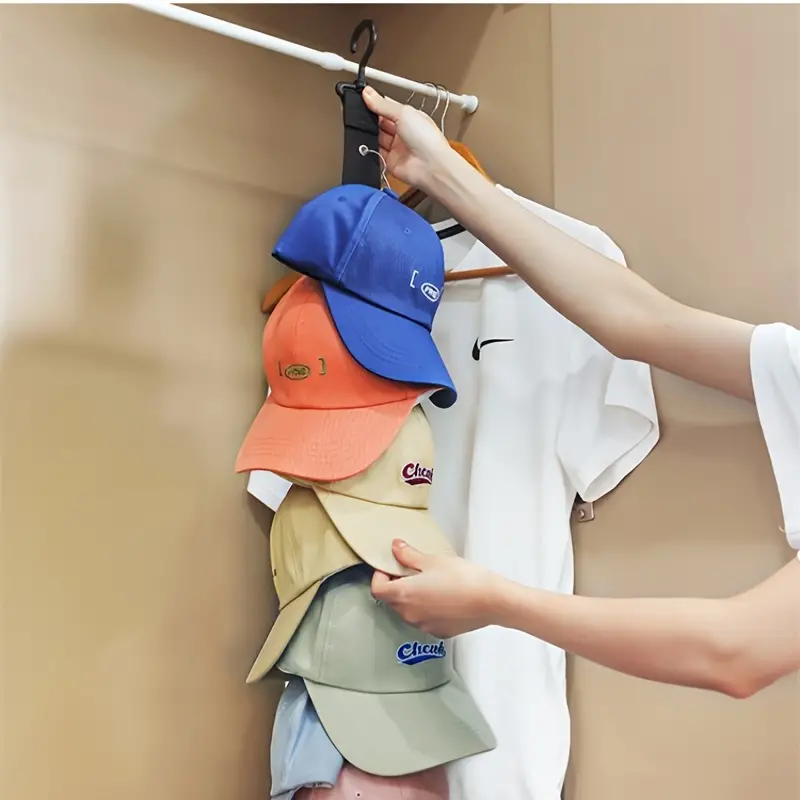 Baseball Cap Storage Organizer,Organize Up to 16 Caps 2pc