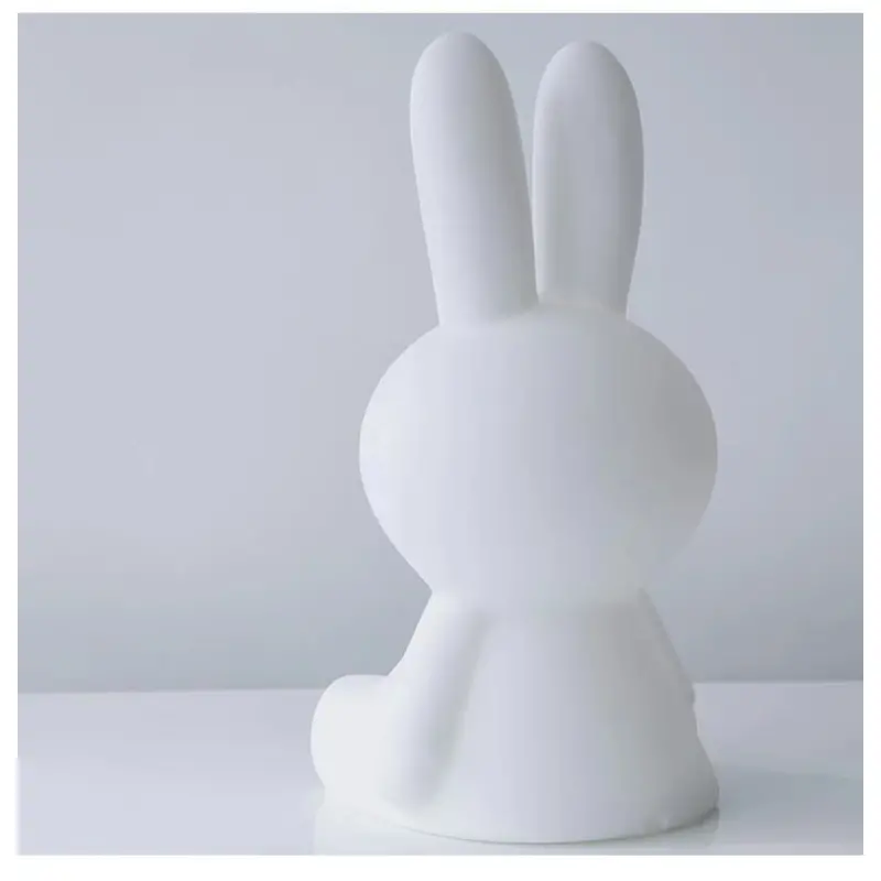 1pc Remote-Controlled Rabbit Night Light - Brighten Up Your Kid's Room with Color & Brightness Control